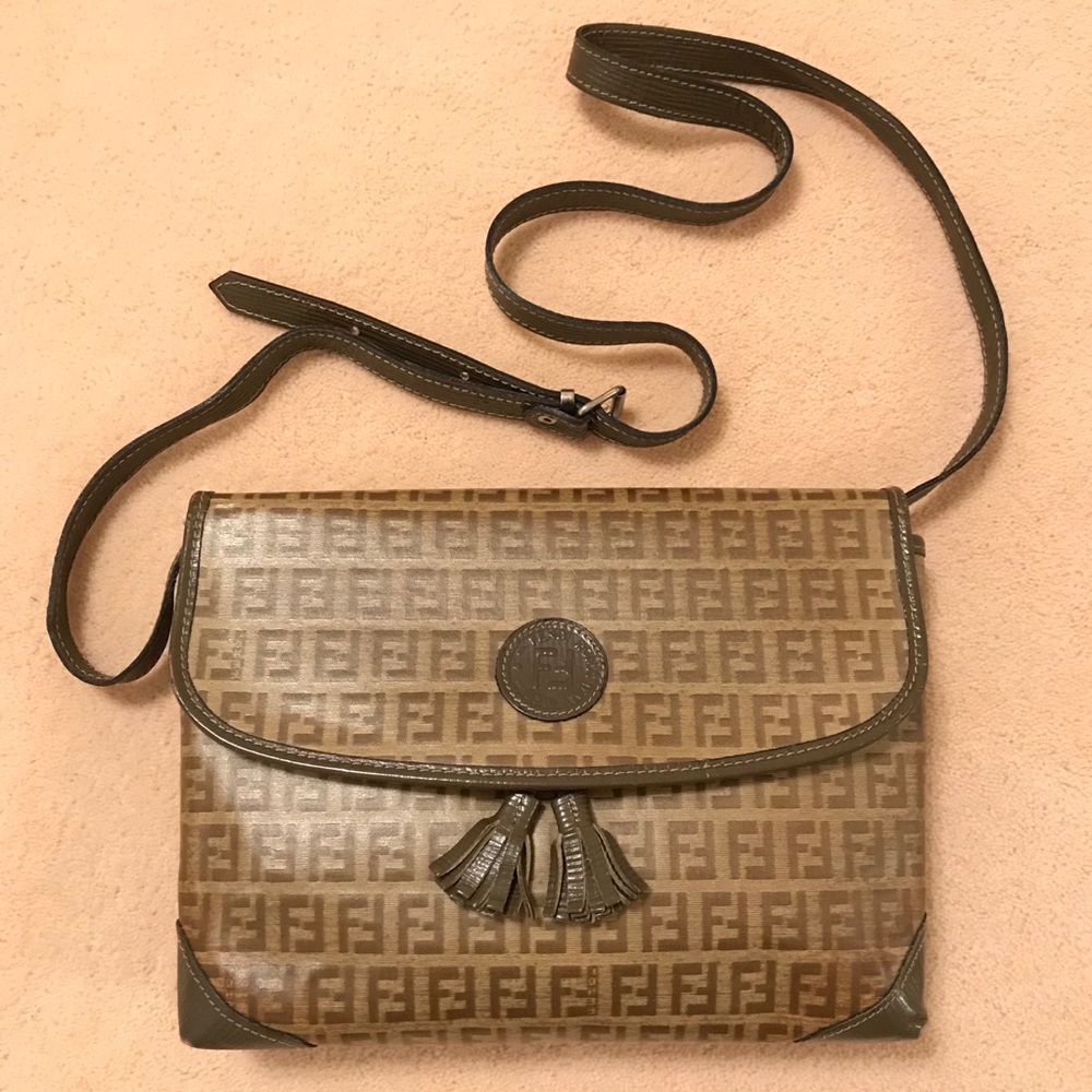 From Rome: FENDI Monogram Crossbody
